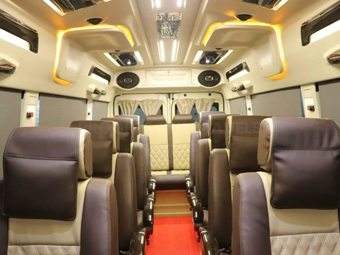 Best Luxury Tempo Traveller Booking in Gwalior